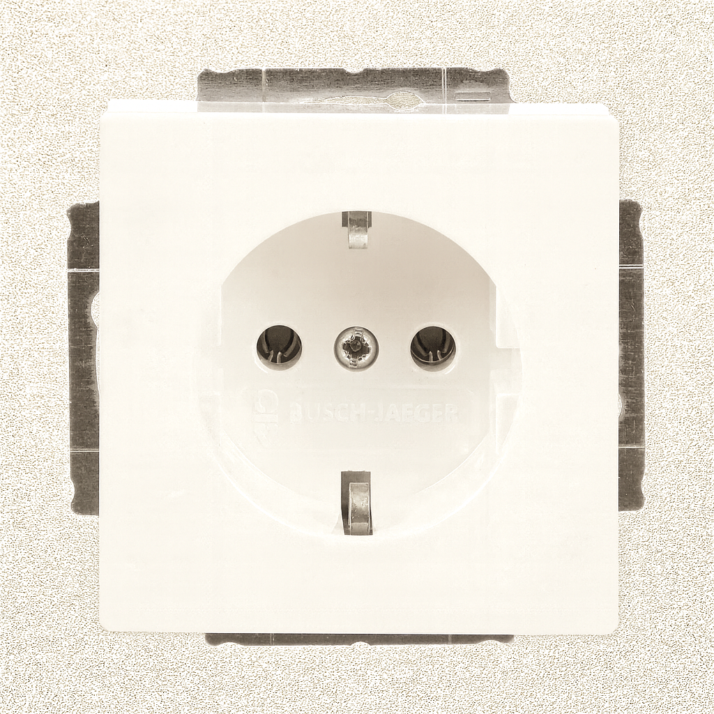 SCHUKO® Steckdosen-Einsatz studioweiß 20 EUC-84