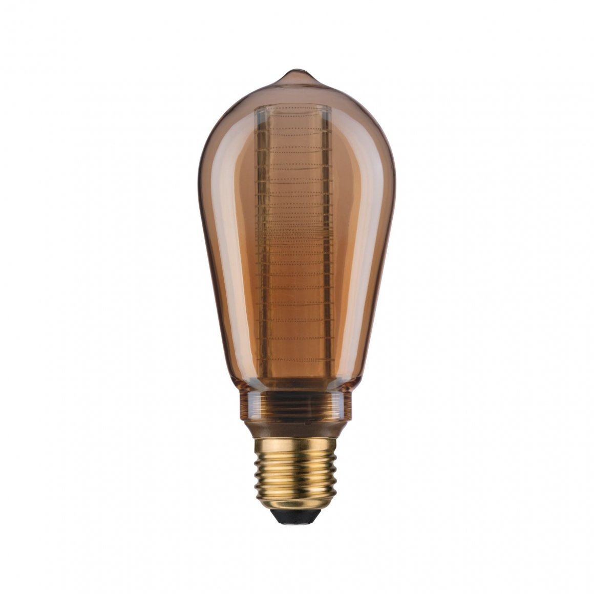 Inner Glow Edition LED Kolben Innenkolben Ringmuster E27 230V 200lm 4W 1800K Gold