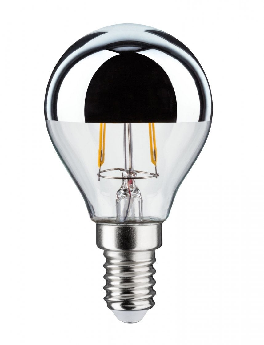 Modern Classic Edition LED Tropfen Kopfspiegel E14 230V 220lm 2,6W 2700K Kopfspiegel Silber E14 230V 220lm 2,6W 2700K Kopfspiegel Silber
