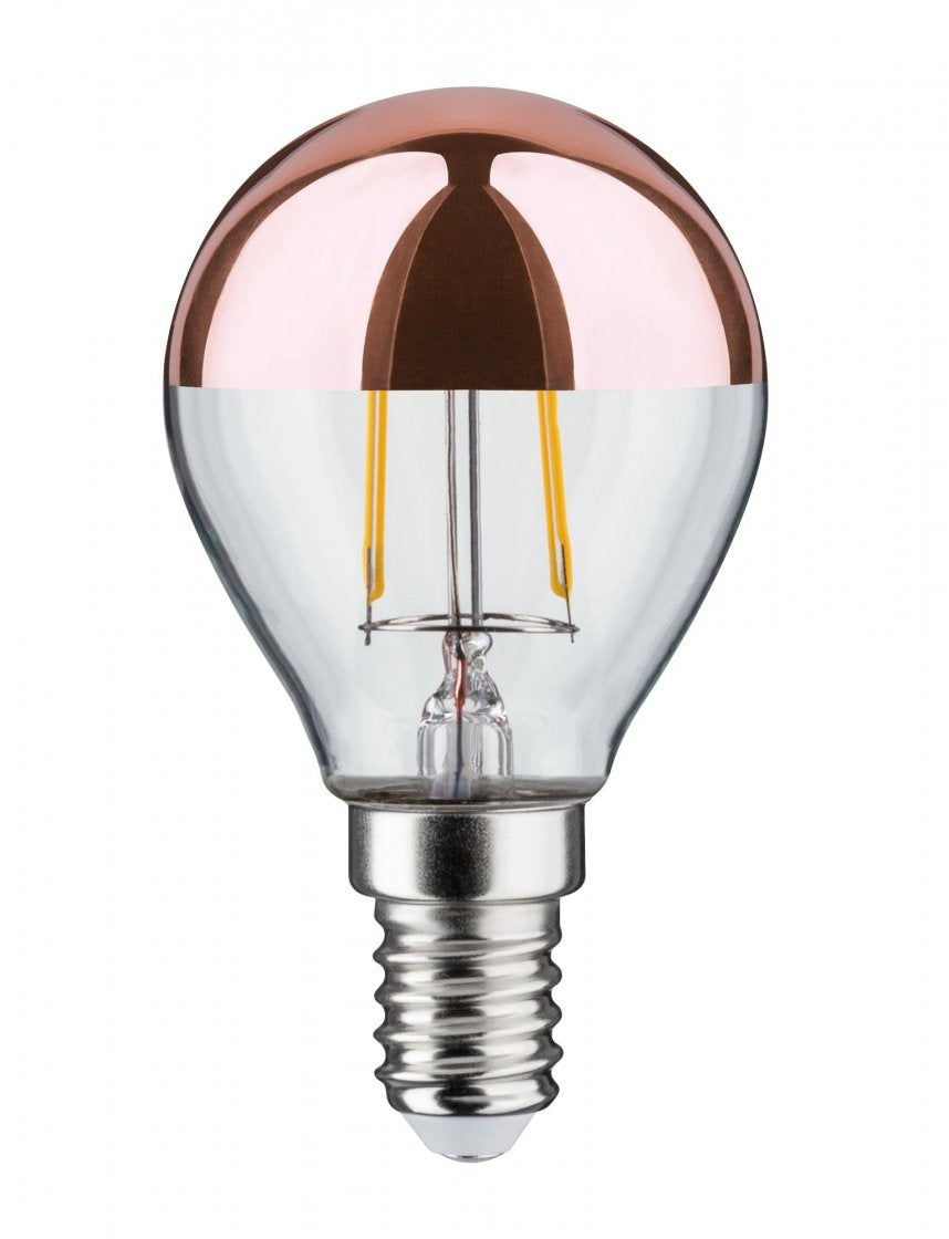 Modern Classic Edition LED Tropfen Kopfspiegel E14 230V 220lm 2,6W 2700K Kopfspiegel Kupfer E14 230V 220lm 2,6W 2700K Kopfspiegel Kupfer