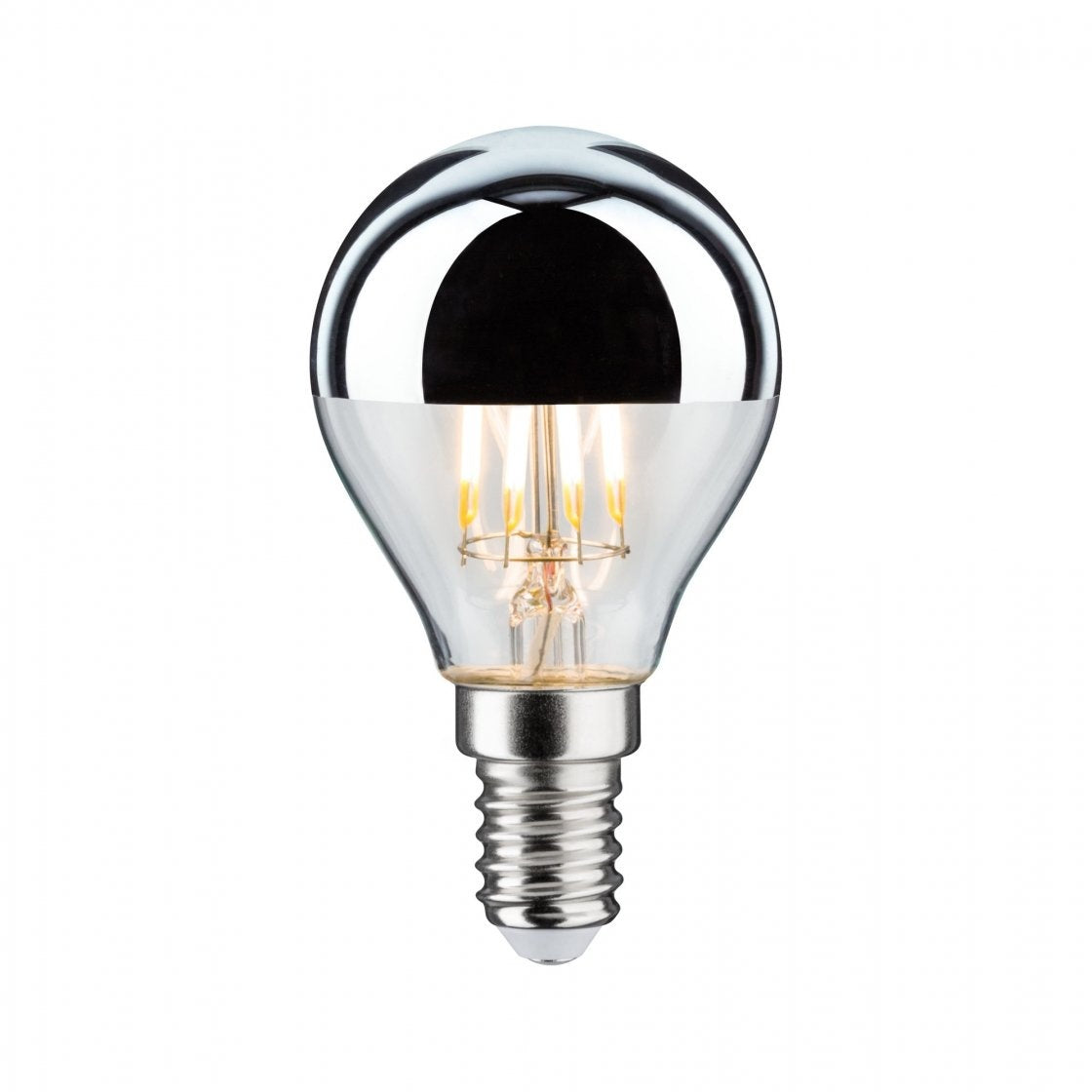 Modern Classic Edition LED Tropfen Kopfspiegel E14 230V 440lm 4,8W 2700K Kopfspiegel Silber E14 230V 440lm 4,8W 2700K Kopfspiegel Silber