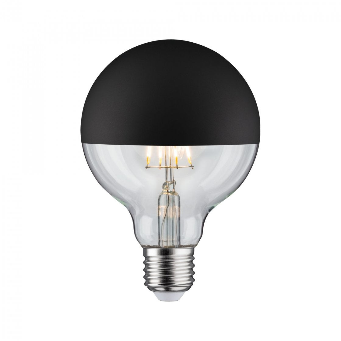 Modern Classic Edition LED Globe Kopfspiegel E27 230V 600lm 6,5W 2700K Kopfspiegel Schwarz matt E27 230V 600lm 6,5W 2700K Kopfspiegel Schwarz matt