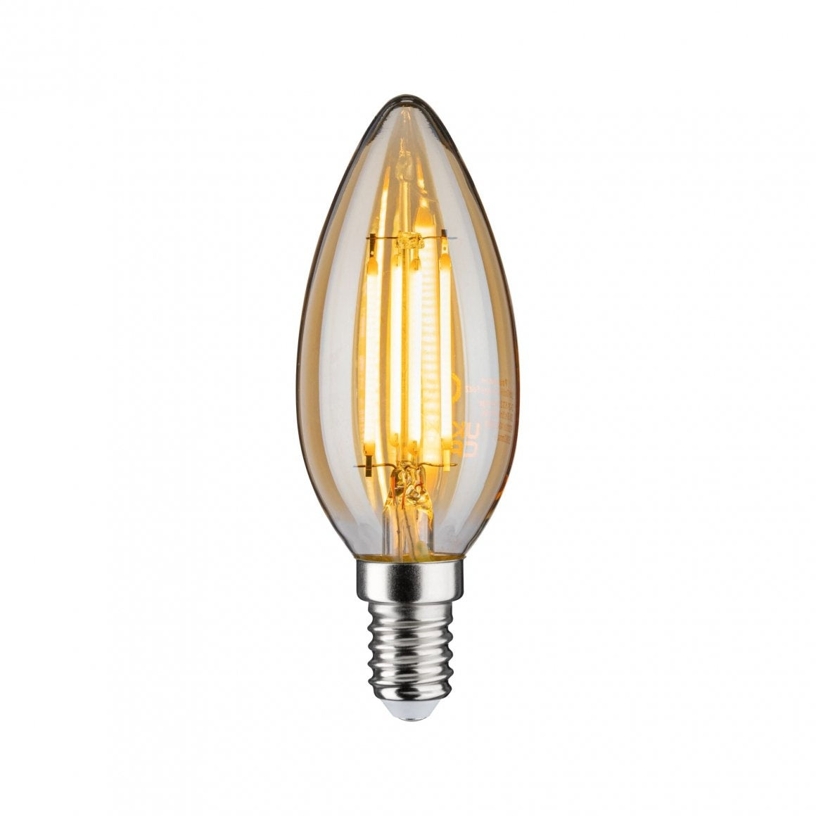 Vintage Edition LED Kerze klares Glas E14 230V 430lm 4,7W 2500K Gold