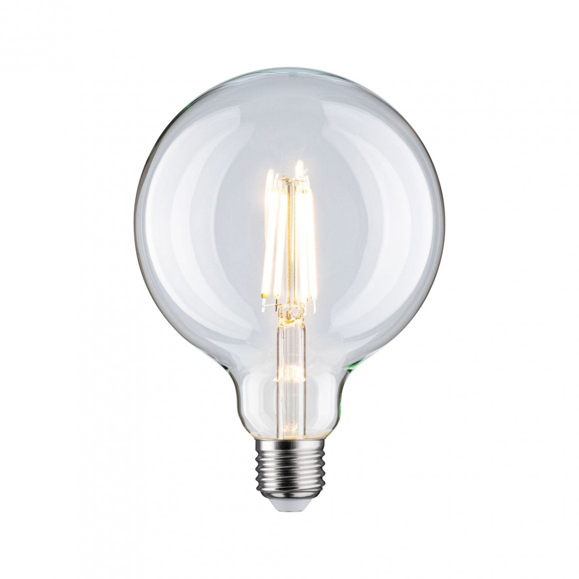 Filament 230V LED Globe G125 E27 1055lm 9W 2700K dimmbar Klar