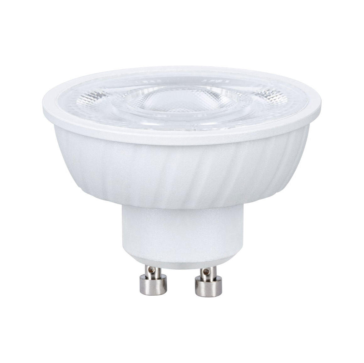 Standard 230V LED Reflektor GU10 Flat 37mm 550lm 4,9W 2700K Dimmbar Signalweiß