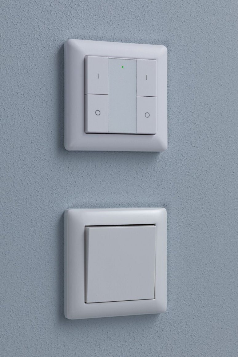 Wandschalter On/Off/Dimm Weiß