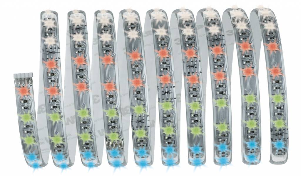 MaxLED RGBW Basisset beschichtet 3m 36W mit Farbwechselfunktion