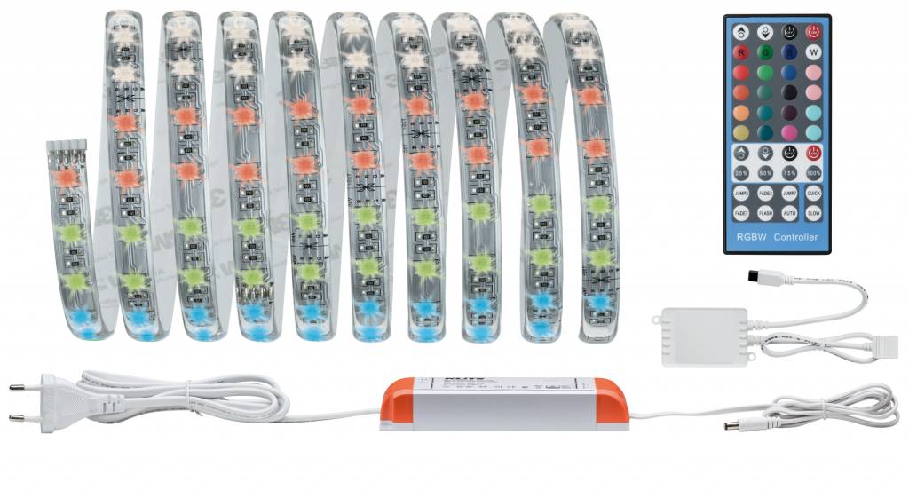 MaxLED RGBW Basisset beschichtet 3m 36W mit Farbwechselfunktion