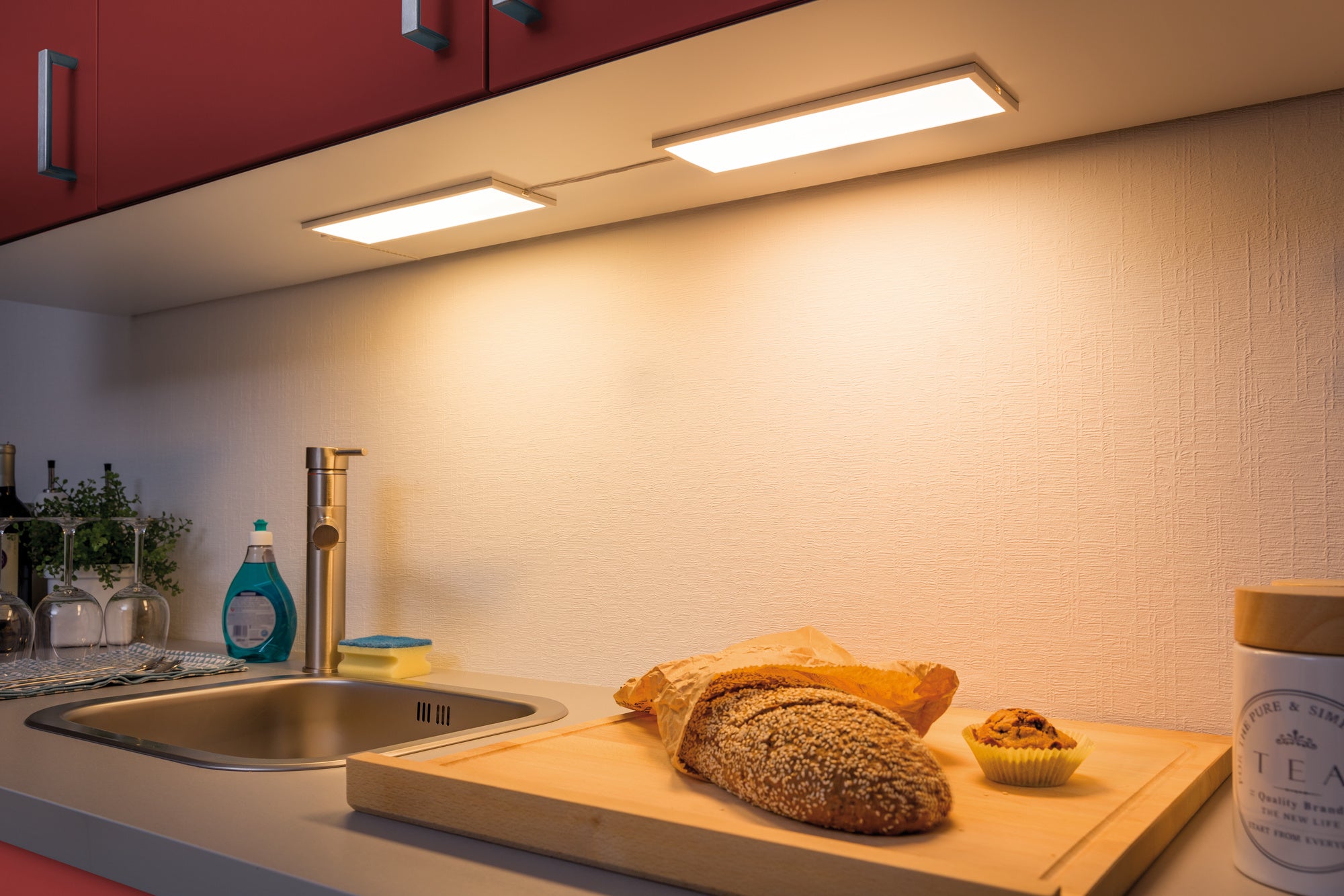 Unterschrank-Panel LED Ace 7,5W Weiß 10x30cm Basisset