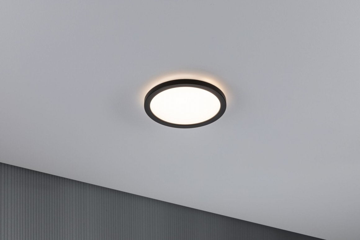LED Panel Atria Shine rund 190mm 3000K Schwarz