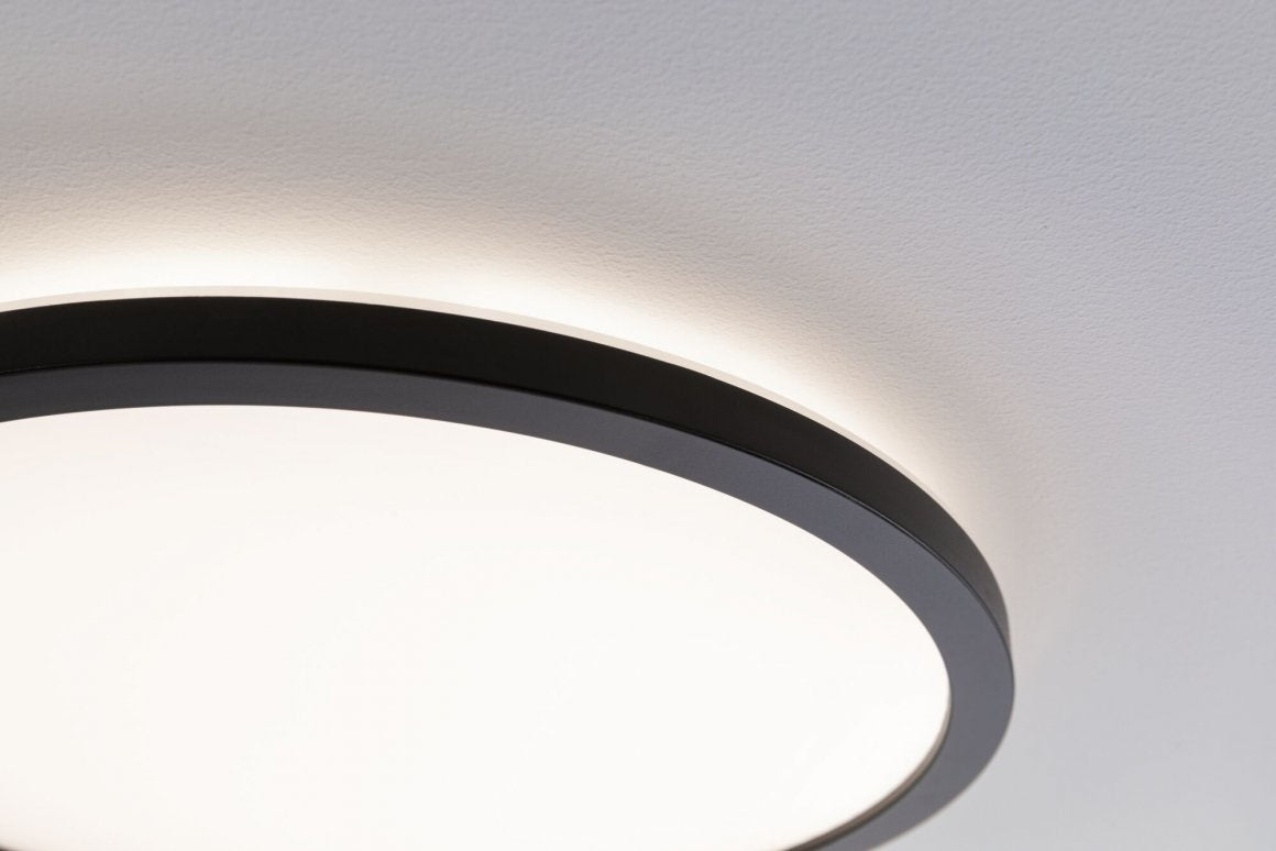 LED Panel Atria Shine rund 190mm 3000K Schwarz