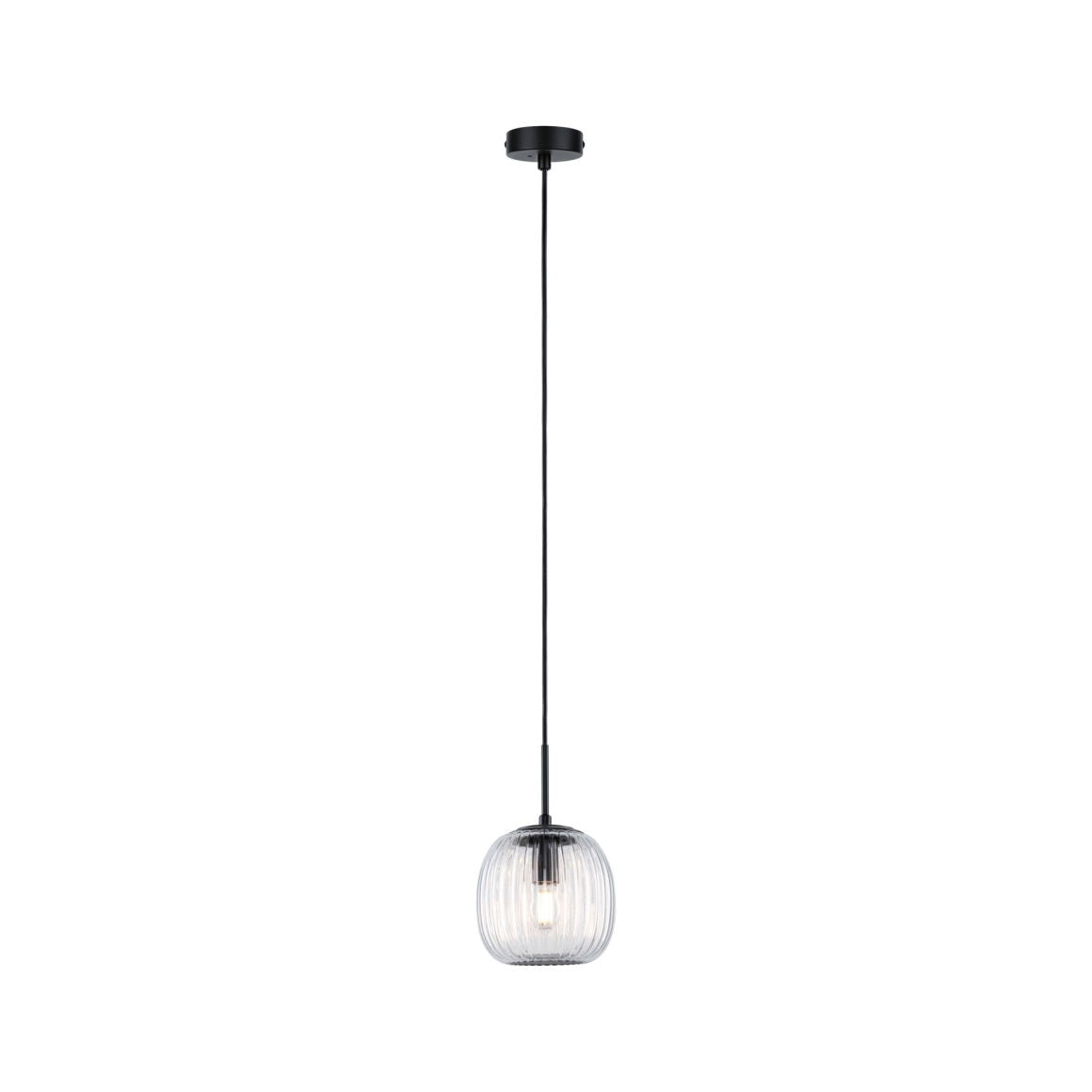 LED Pendelleuchte Ruya E14 max. 20W Glas/Schwarz matt - Paulmann - lightnox.de