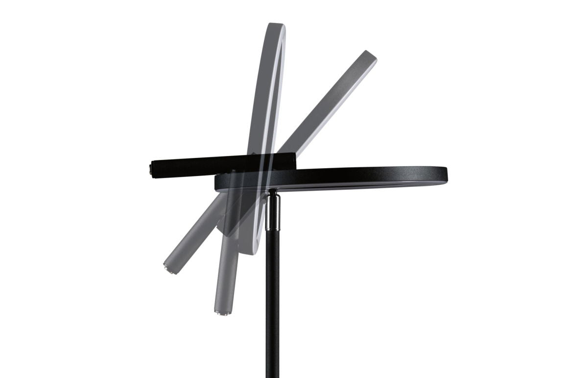 LED Schreibtischleuchte Odila Tunable White 650lm 10,4W Schwarz matt, Chrom - Paulmann - lightnox.de