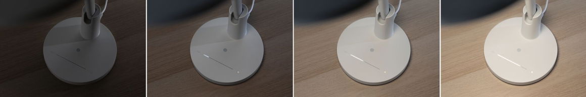 LED Schreibtischleuchte Darba 4000K 1150lm 15W Weiß matt