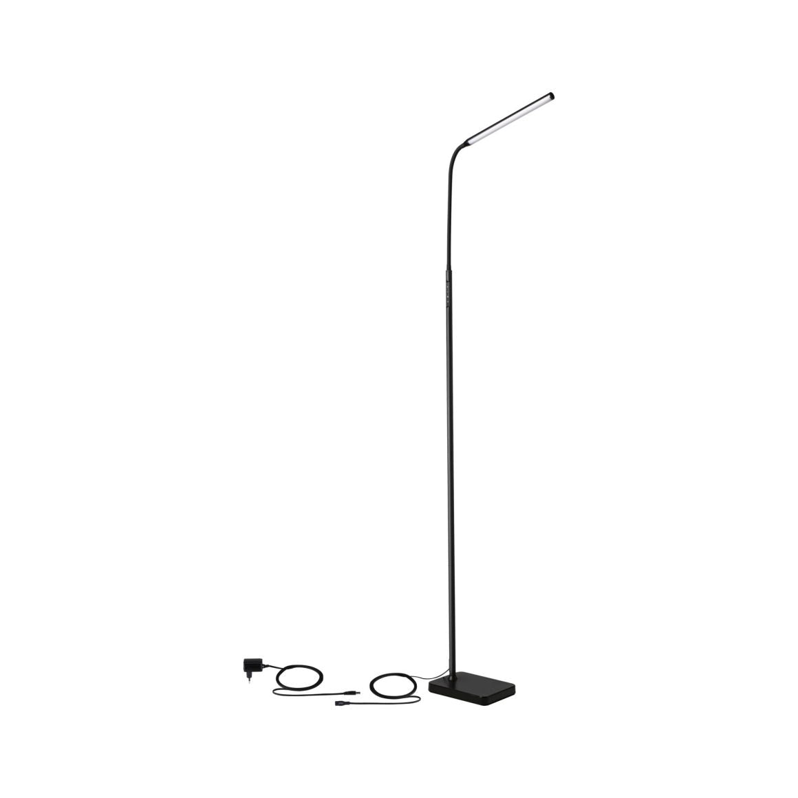 LED Stehleuchte Ostrion White Switch 1400mm 865lm 9W Schwarz