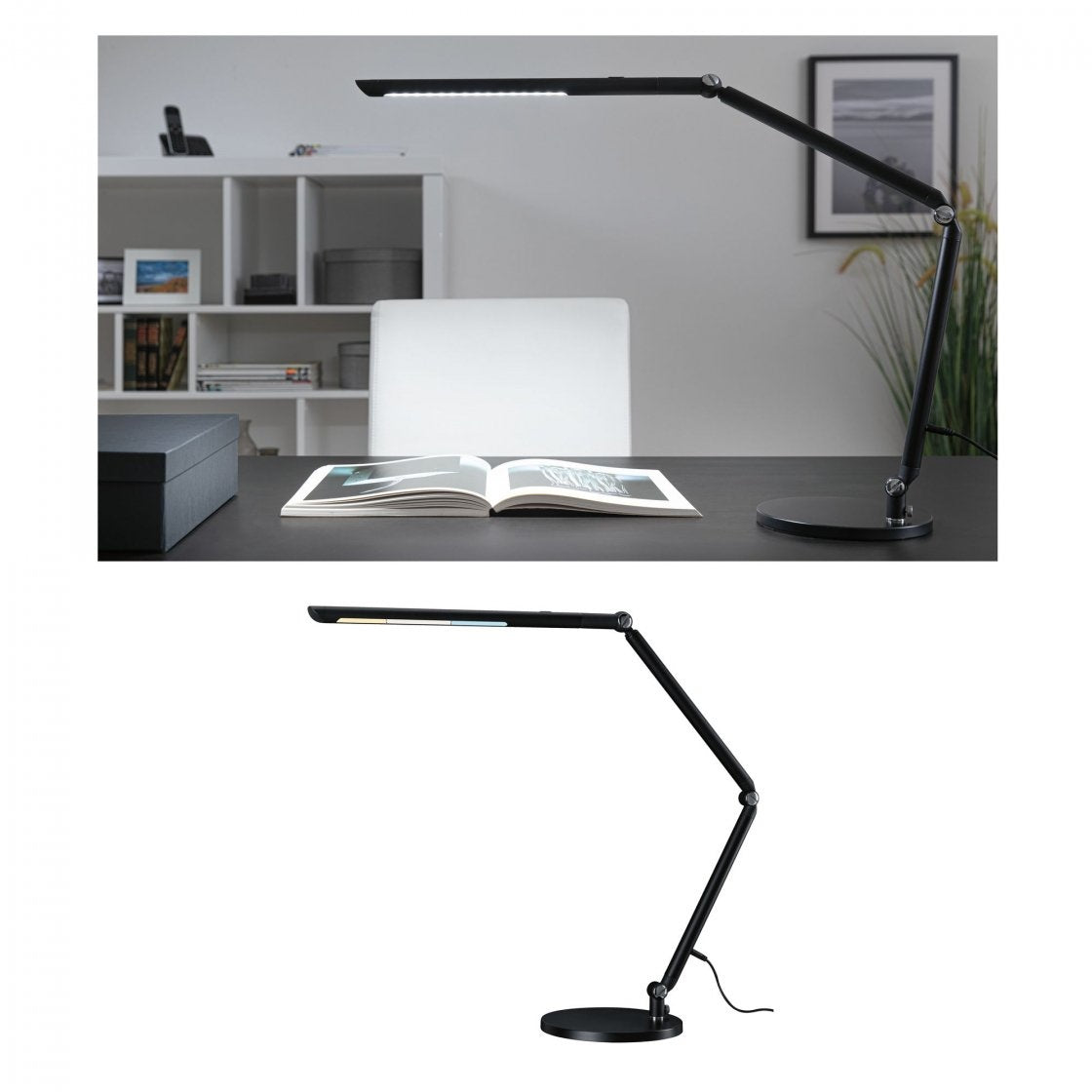 LED Schreibtischleuchte FlexBar White Switch 1000lm 9,5W