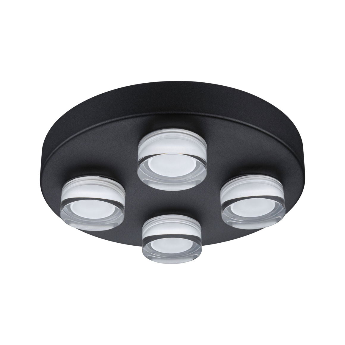 Selection Bathroom Wand-/Deckenleuchte Kame IP44 3000K 4x2000lm 230V 4x4,2W Signalschwarz