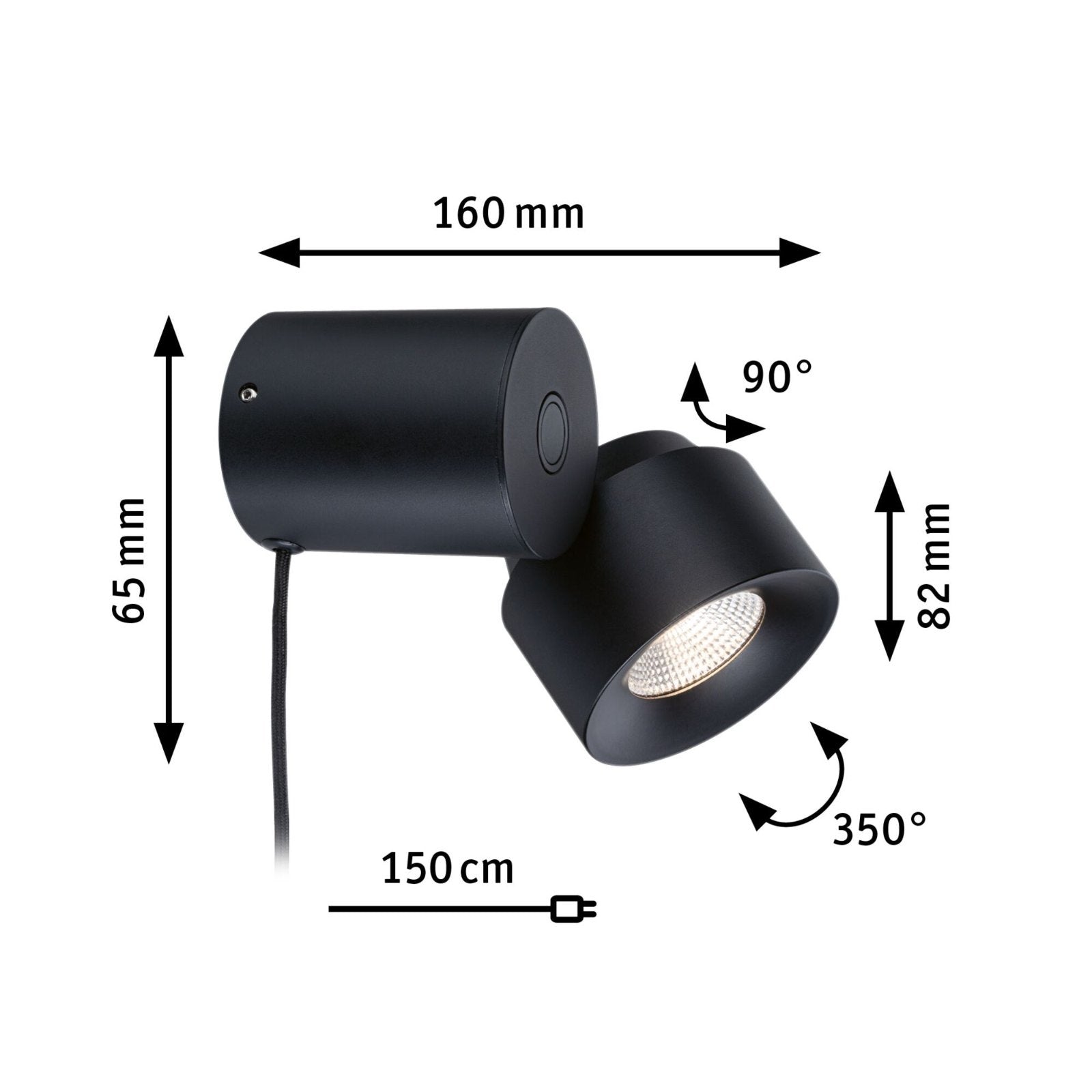 LED Tischleuchte Puric Pane