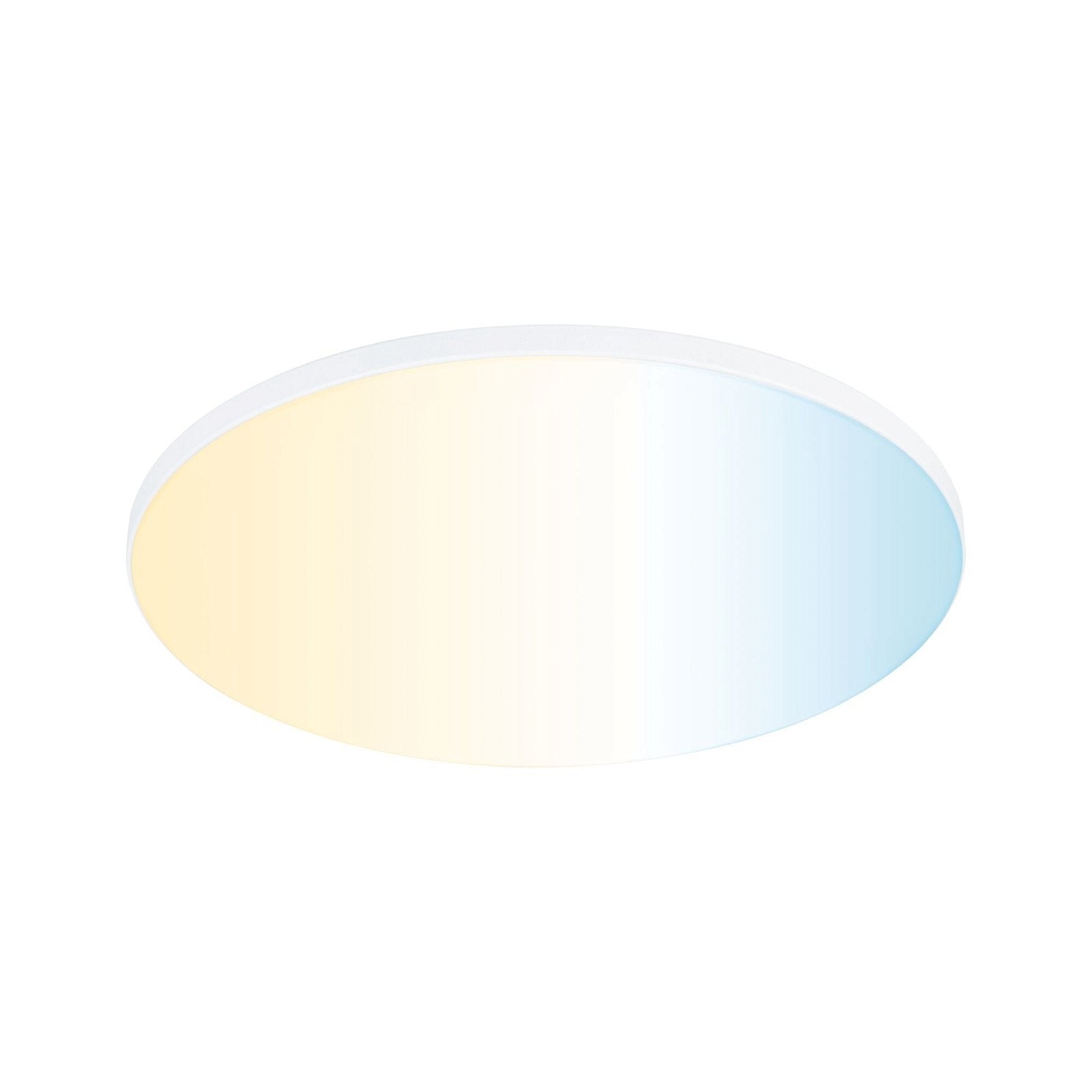 VariFit LED Einbaupanel Veluna Edge IP44 rund 200mm 1400lm Tunable White Weiß dimmbar