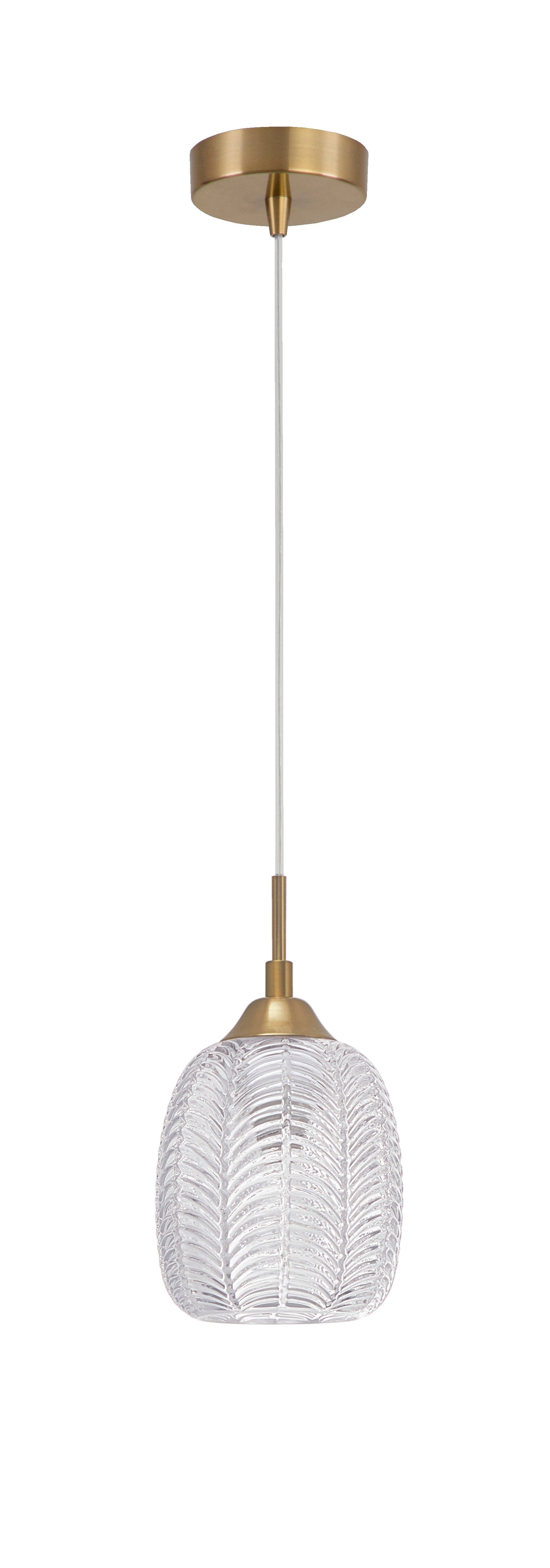 Suspension Vario Verre/Doré - E27 - dimmable