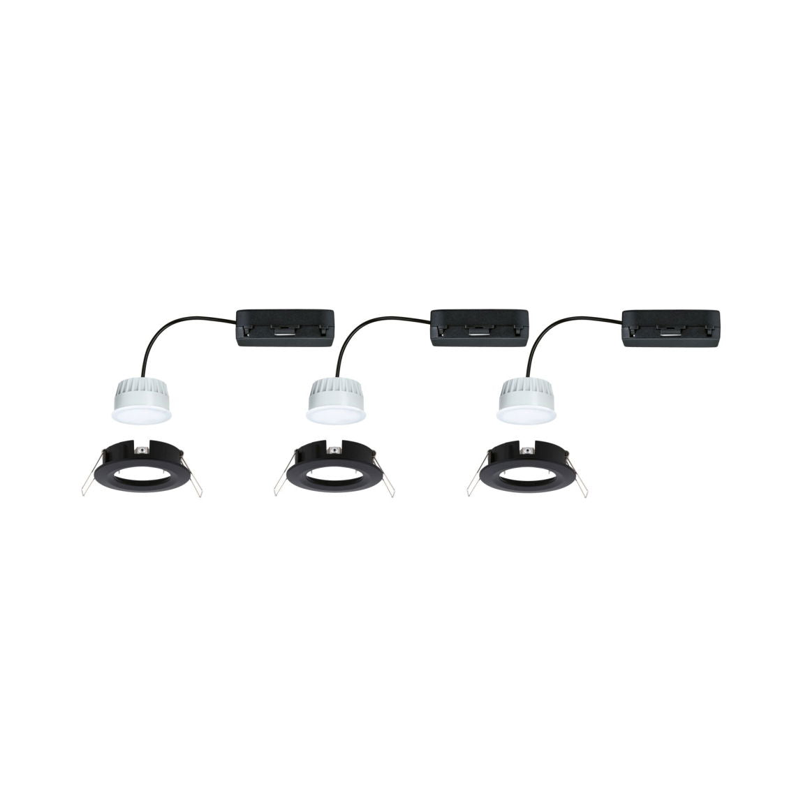 LED Einbauleuchte Nova Coin IP44 rund 78mm Tunable White/RGBW 3x6W 3x530lm 230V Aluminium - Paulmann - lightnox.de