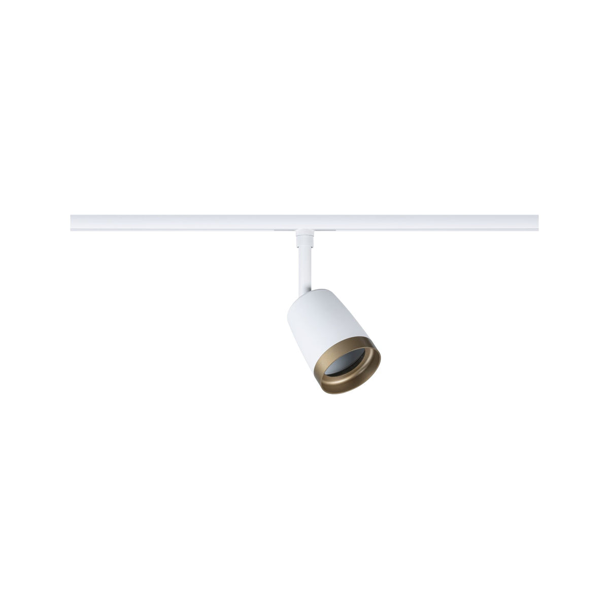 URail Schienenspot Cover Einzelspot GU10 max. 10W 230V Signalweiß/Gold matt