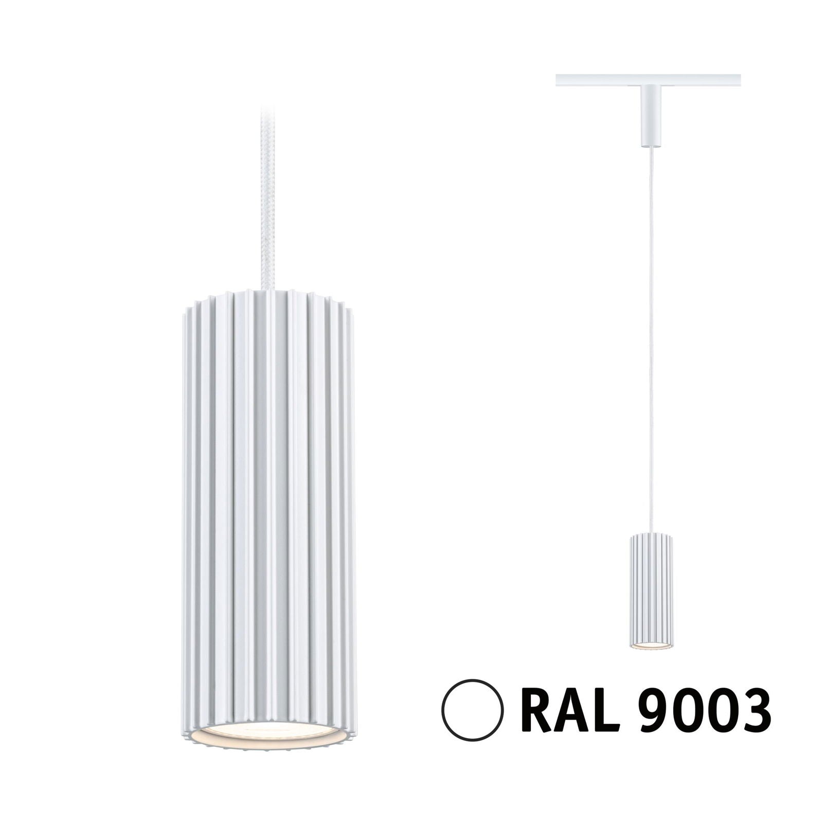 URail Pendel Lirena GU10 max. 10W 230V Signalweiß