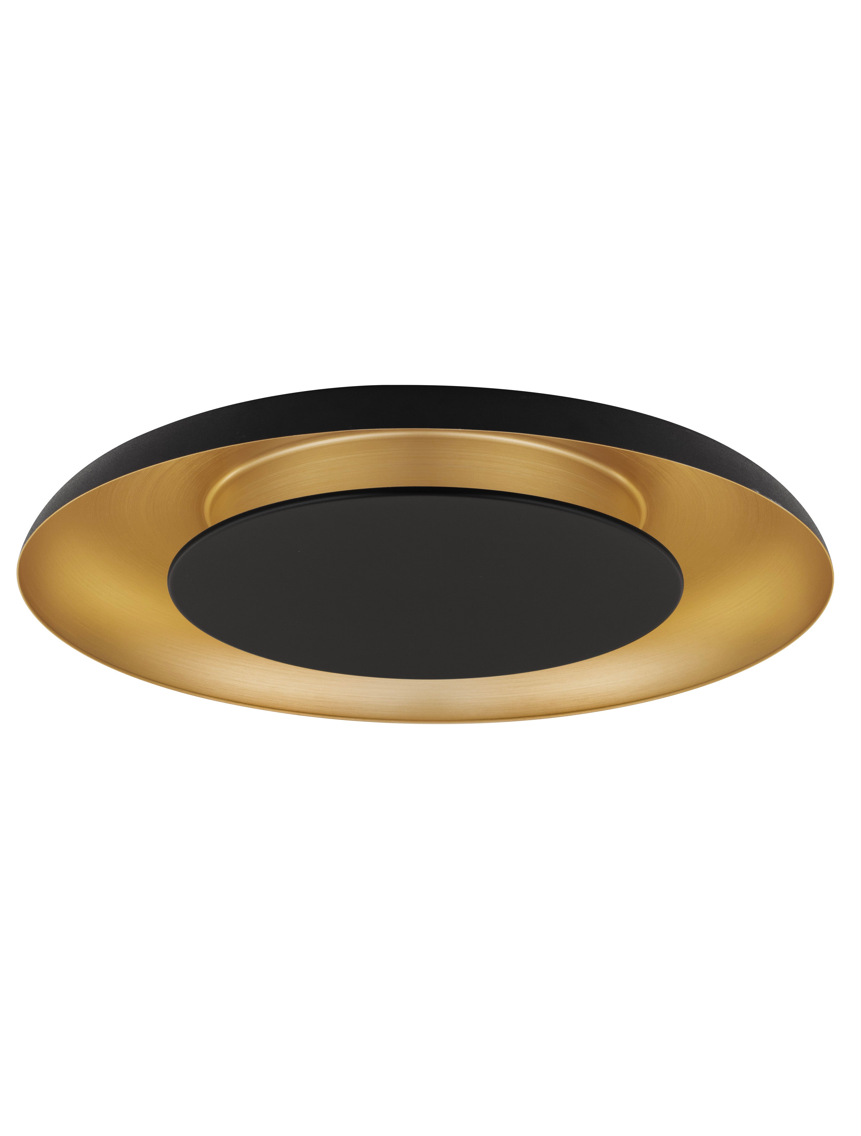 Plafonnier EPOS Noir & Or - 2700/3000/4000 Kelvin - 38 Watt Ø 60 cm