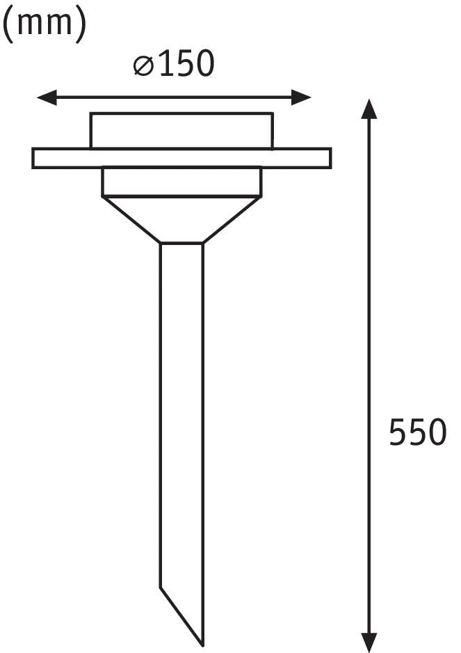 Outdoor Solarspieß Special Line Ufo LED Edelstahl, Klar, 1er Set