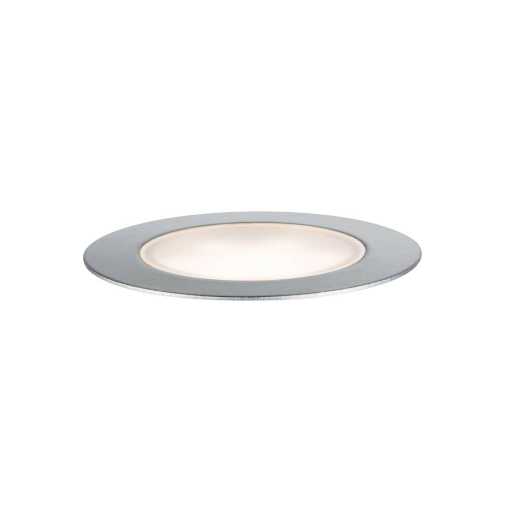 Plug & Shine Bodeneinbauleuchte Floor Eco IP65 3000K 1W 24V Silber