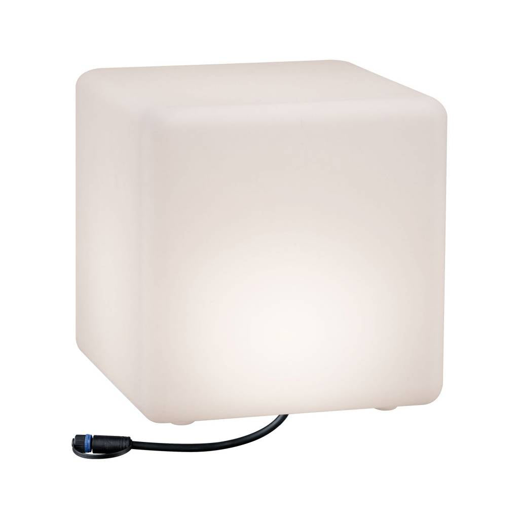 Plug & Shine Lichtobjekt Cube IP67 3000K 24V Kantenlänge 30cm