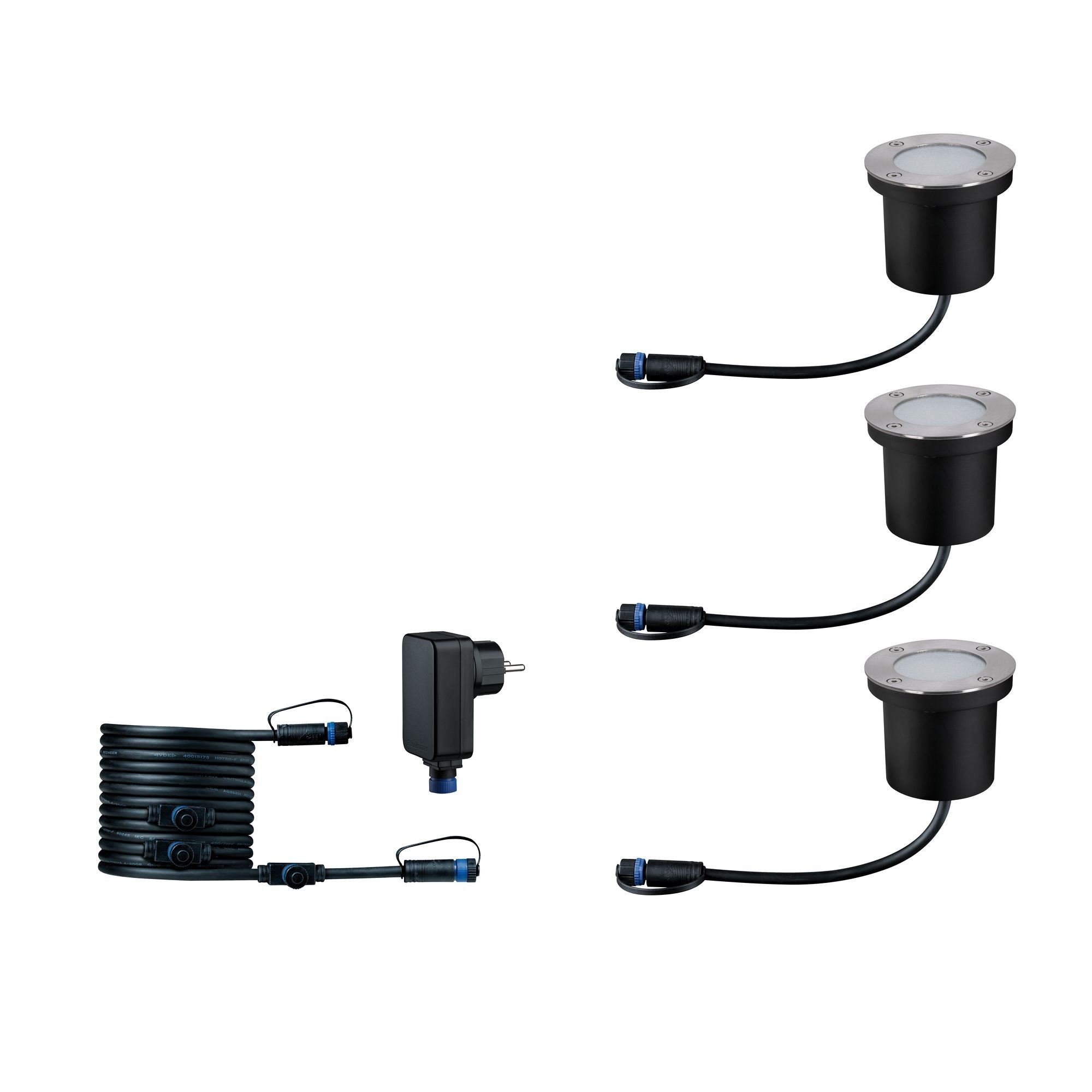 Plug & Shine Basisset Bodeneinbauleuchte IP65 RGBW 24V ZigBee