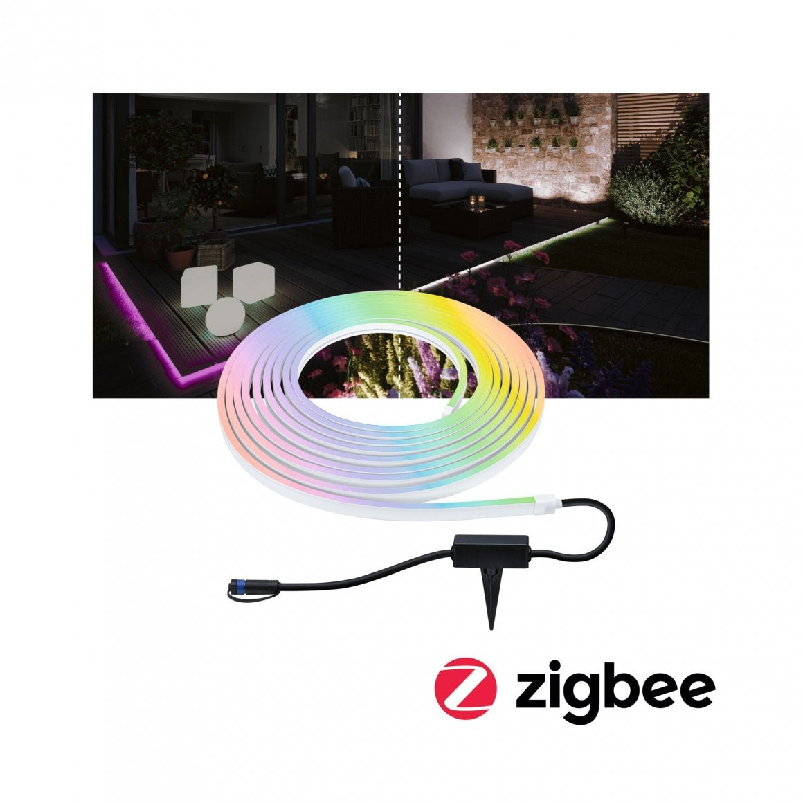 Plug & Shine LED Stripe Smooth IP67 3000K Weiß