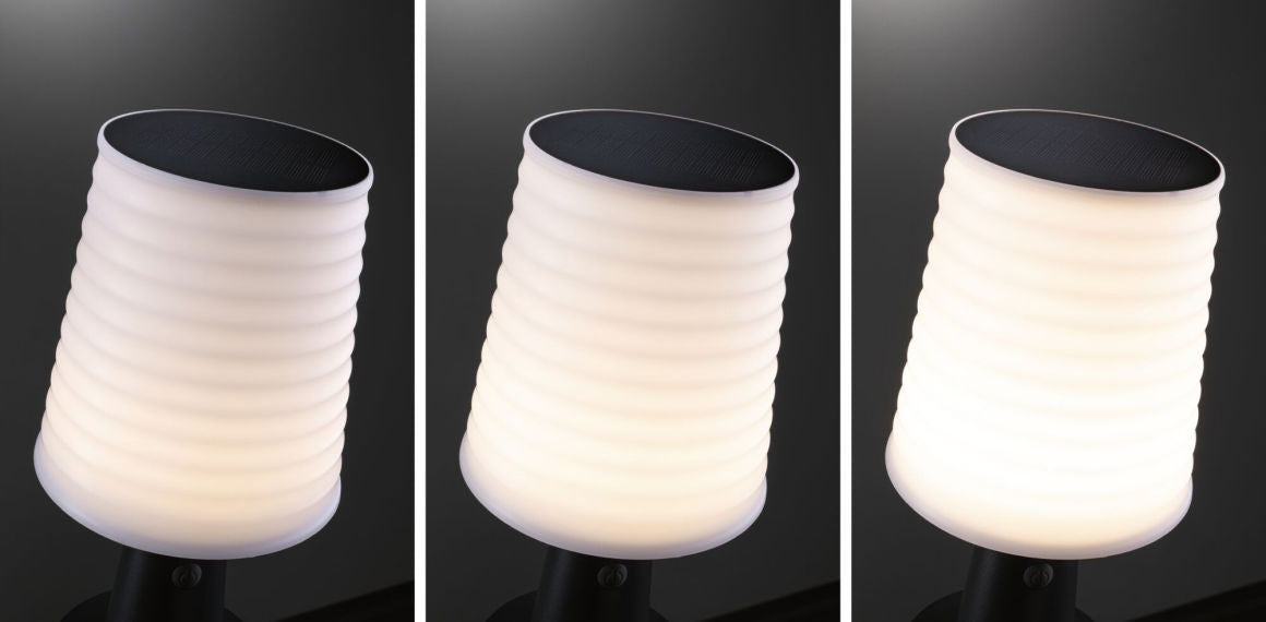 Solar LED Tischleuchte Ilanga IP44 2700K 125lm Anthrazit - Paulmann - lightnox.de