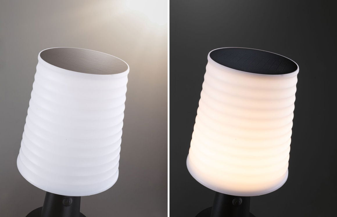Solar LED Tischleuchte Ilanga IP44 2700K 125lm Anthrazit - Paulmann - lightnox.de