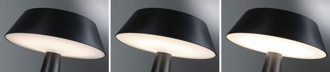 Solar LED Tischleuchte Soala 2700K 165lm 2,1W Anthrazit - Paulmann - lightnox.de