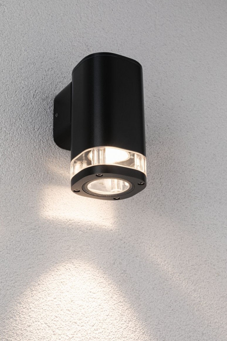 Außenwandleuchte Colum seewasserresistent IP44 80x112mm max. 20W 230V Anthrazit Aluminium