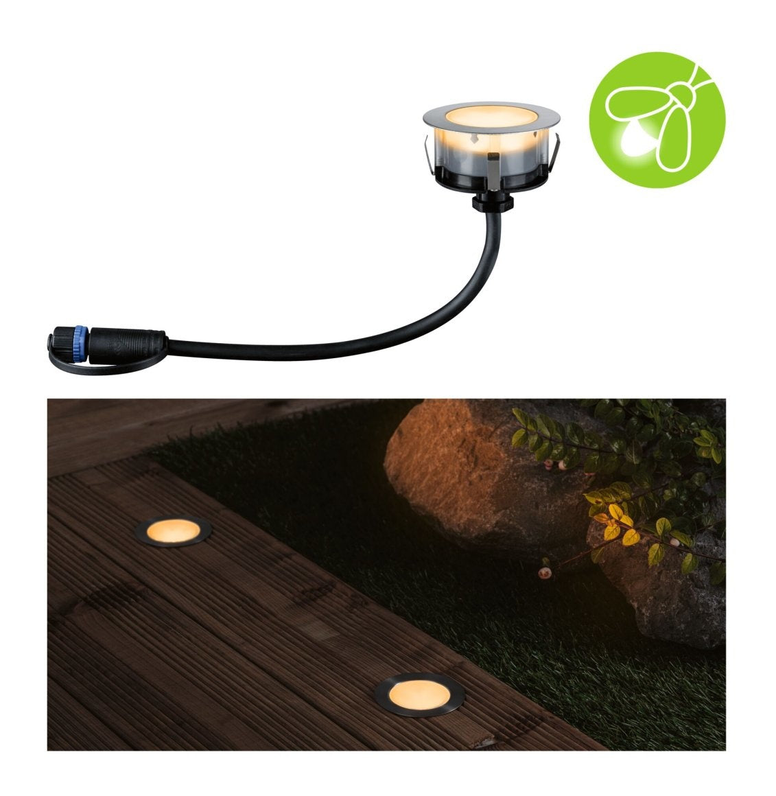 Plug & Shine LED Bodeneinbauleuchte Floor Einzelleuchte Insektenfreundlich