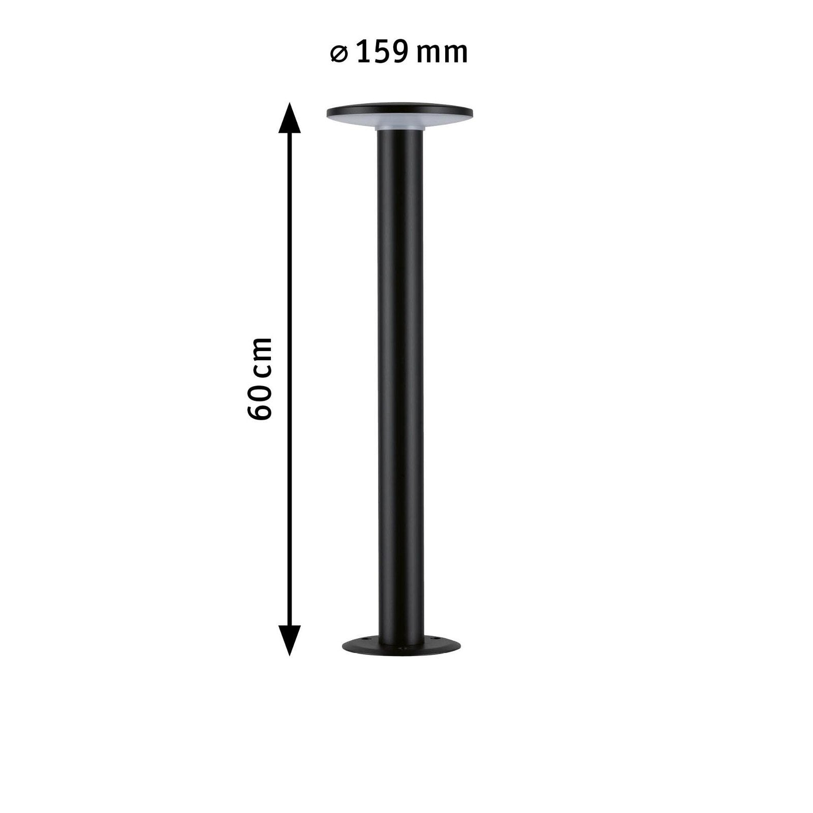 Plug & Shine LED Pollerleuchte Plate