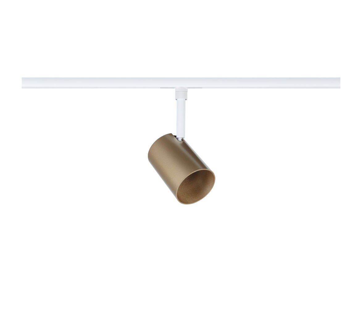 URailSchienenspot Luxe GU10 max. 10W dimmbar 230V Gold matt/Signalweiß