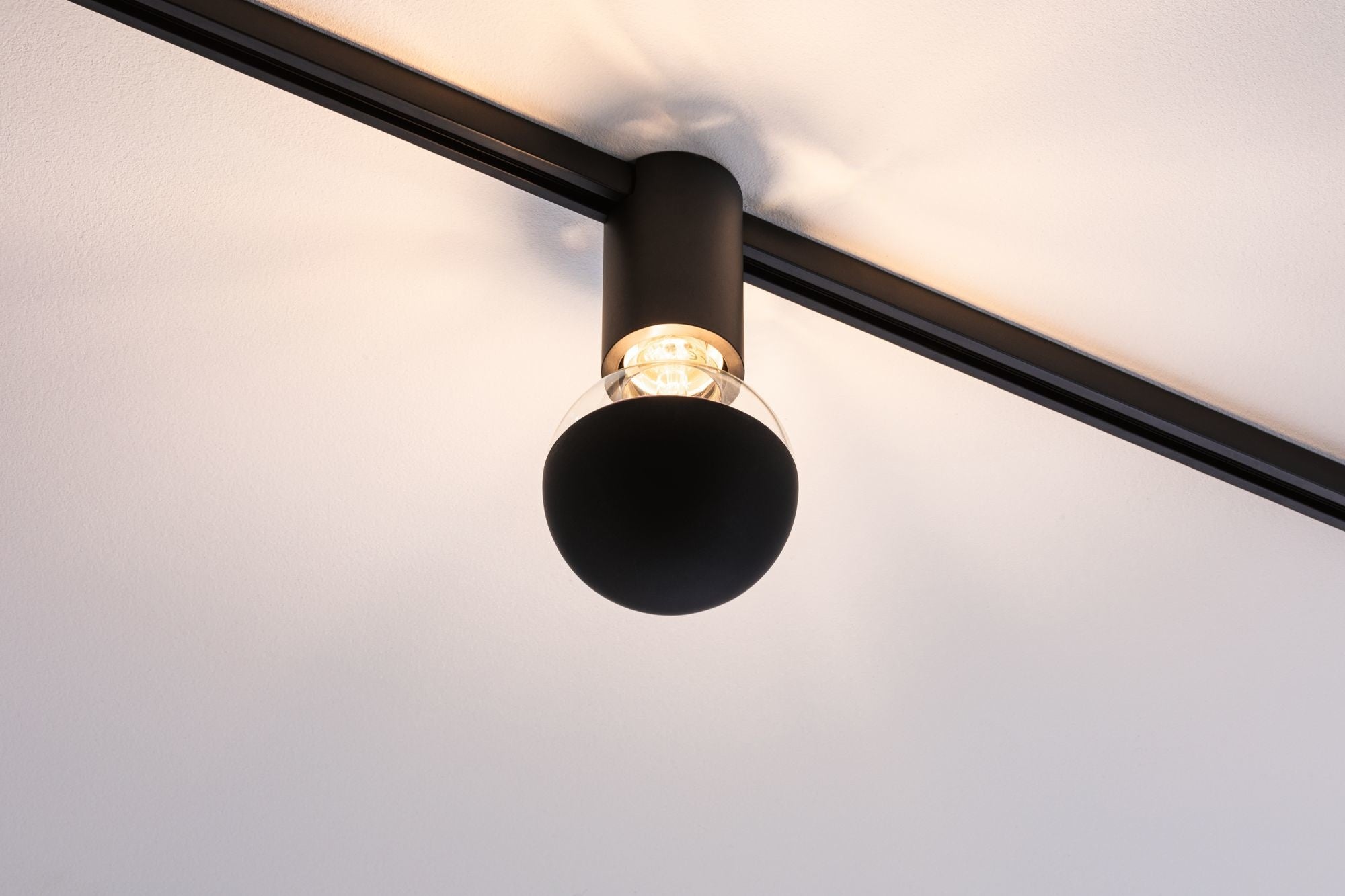 URail Spot Ceiling Socket Schwarz max. 1x20W E27 dimmbar ohne Leuchtmittel