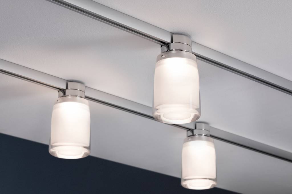 URail LED Spot Ceiling Safira 5,2W Chrom/Klar/Satin dimmbar