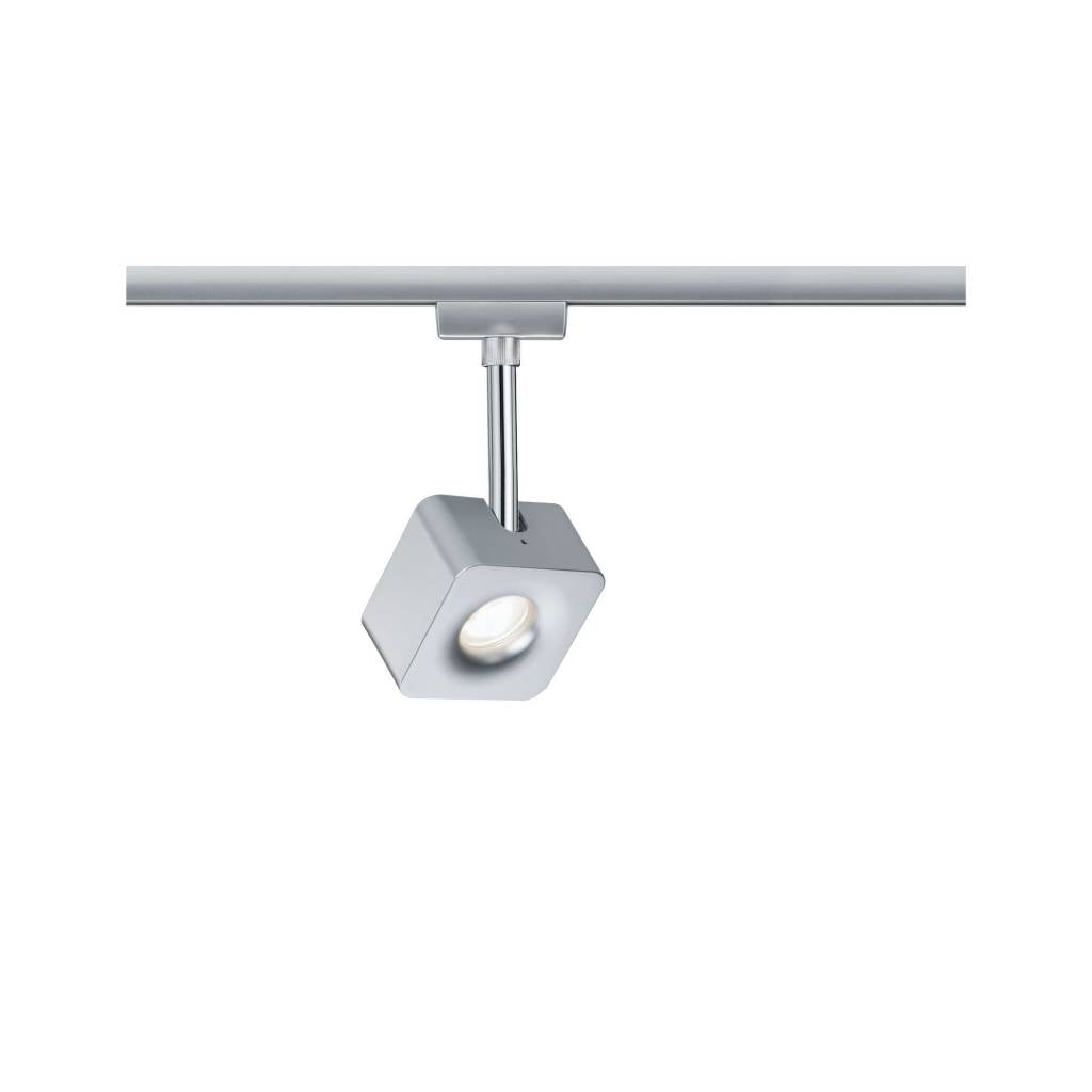 URail Spot Cube 1x8W Chrom matt/Chrom