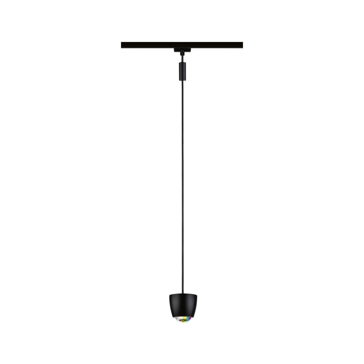 URail Pendel Smart Home Zigbee 3.0 Tyros RGBW 200lm 4,5W RGBW+ dimmbar 230V Schwarz matt