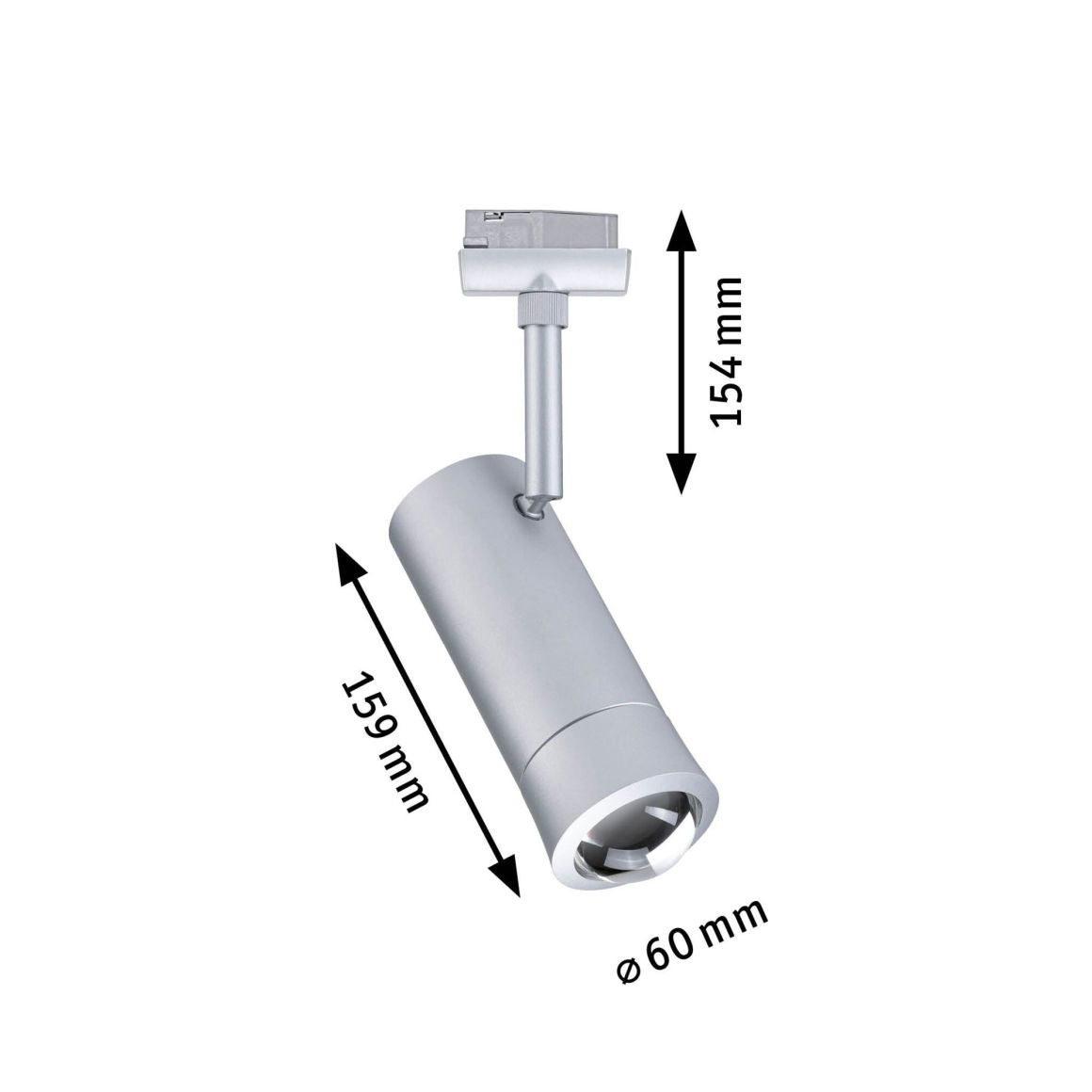 URail Spot Smart Home Zigbee 3.0 Tarie RGBW 230lm 4,5W RGBW+ dimmbar 230V Chrom matt