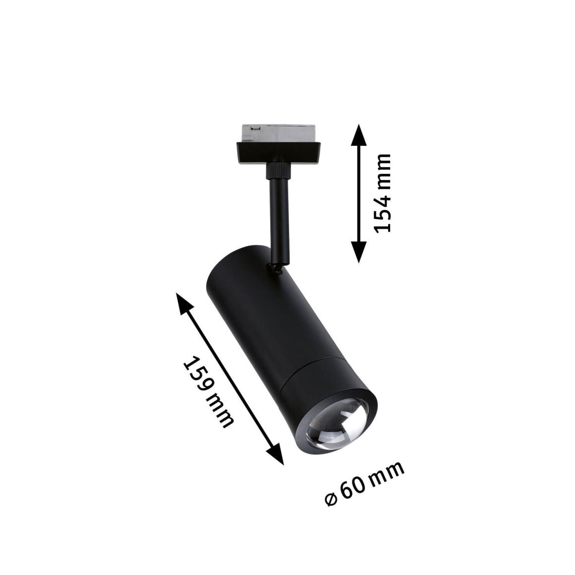 URail Spot Smart Home Zigbee 3.0 Tarie RGBW 230lm 4,5W RGBW+ dimmbar 230V Schwarz matt