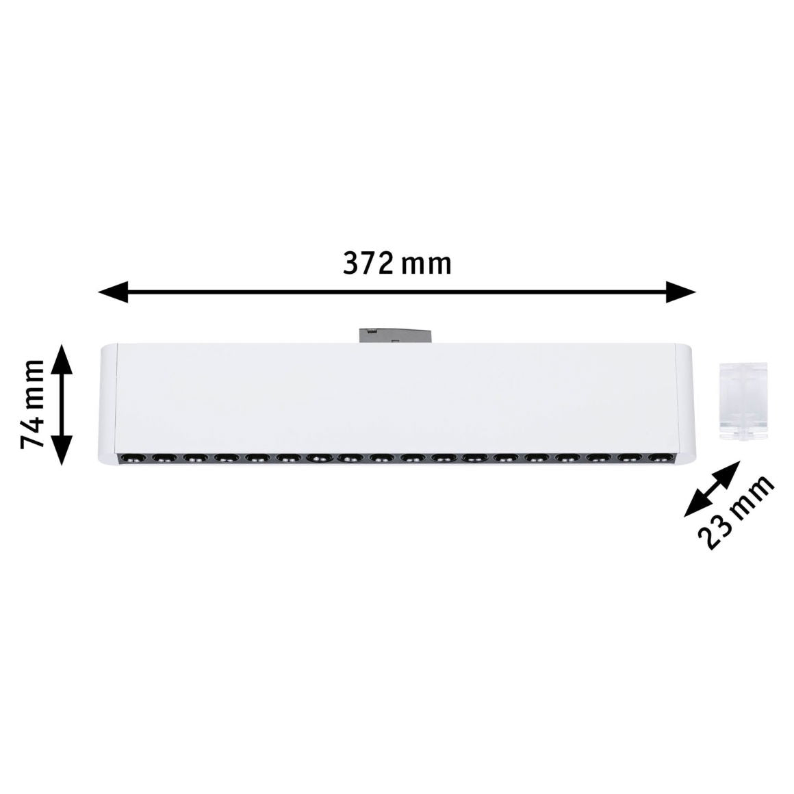 URail Lightbar3-Step-Dim Zelos 1100lm 10W 3000K/4000K dimmbar 230V Signalweiß