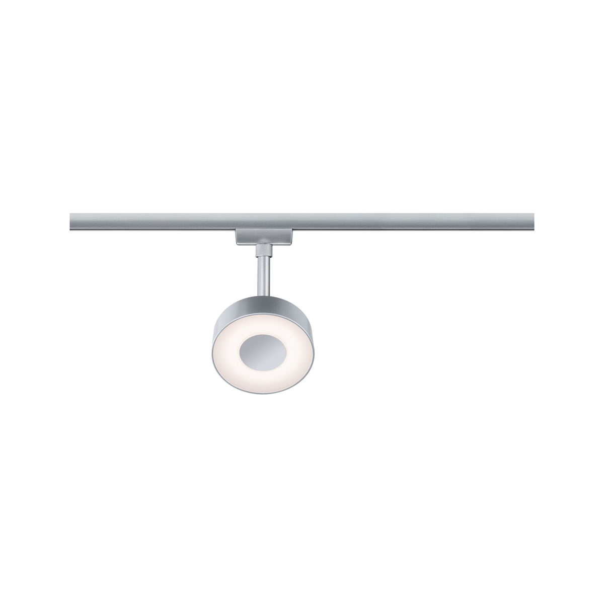 URail Schienenspot Circle 200lm 5W White Switch 230V Chrom matt