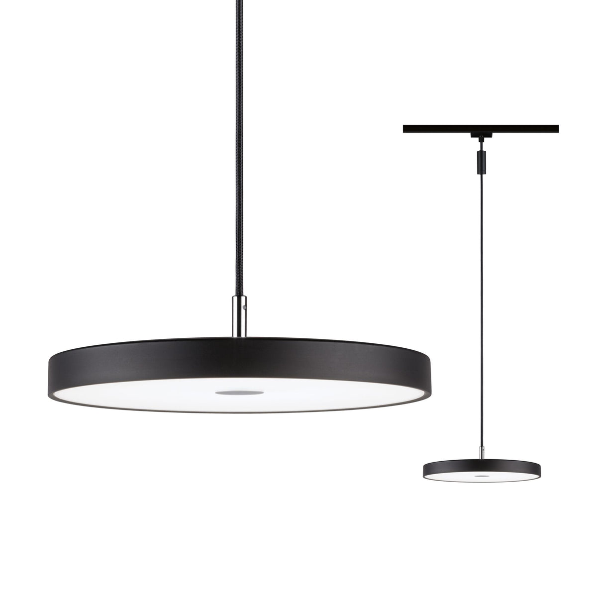 URail Pendel 3-Step-Dim Hildor 850lm 15W 4000K dimmbar 230V Schwarz matt
