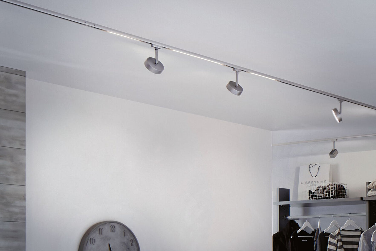URail Schienenspot 3-Step-Dim Circle 220lm 5W 4000K dimmbar 230V Chrom matt